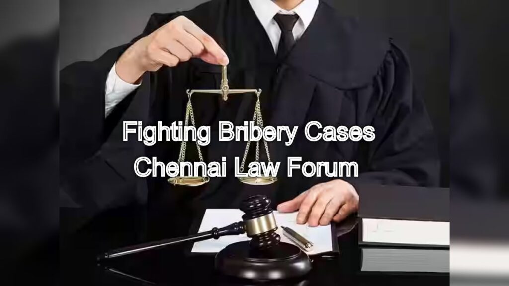 Fighting Bribery Cases: Legal Advocacy from Chennai Law Forum