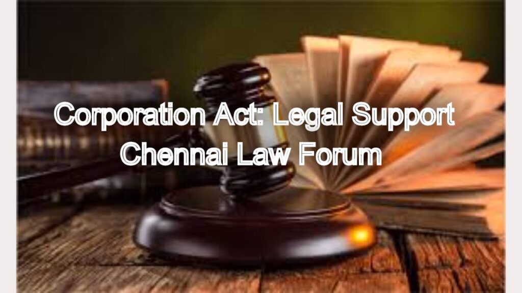 Corporation Act: Legal Support from Chennai Law Forum