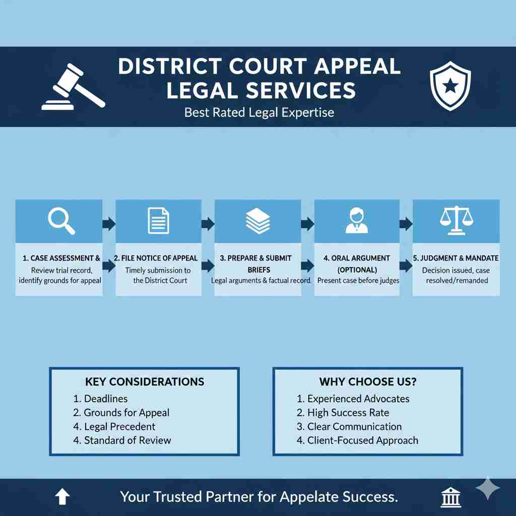 District Court Appeal Legal Services: Best Rated Legal Expertise