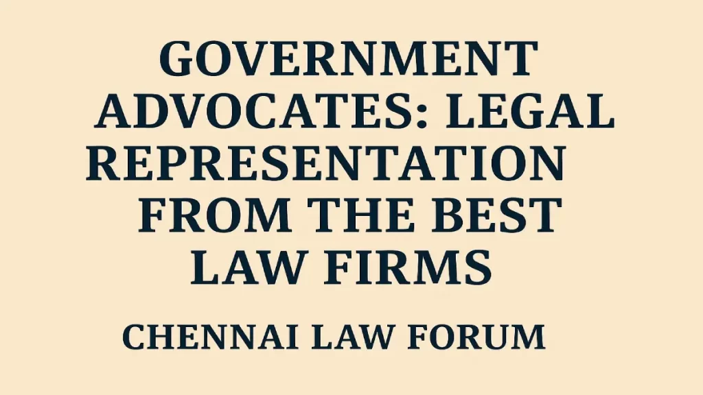 Government Advocates: Legal Representation from the best Law Firms