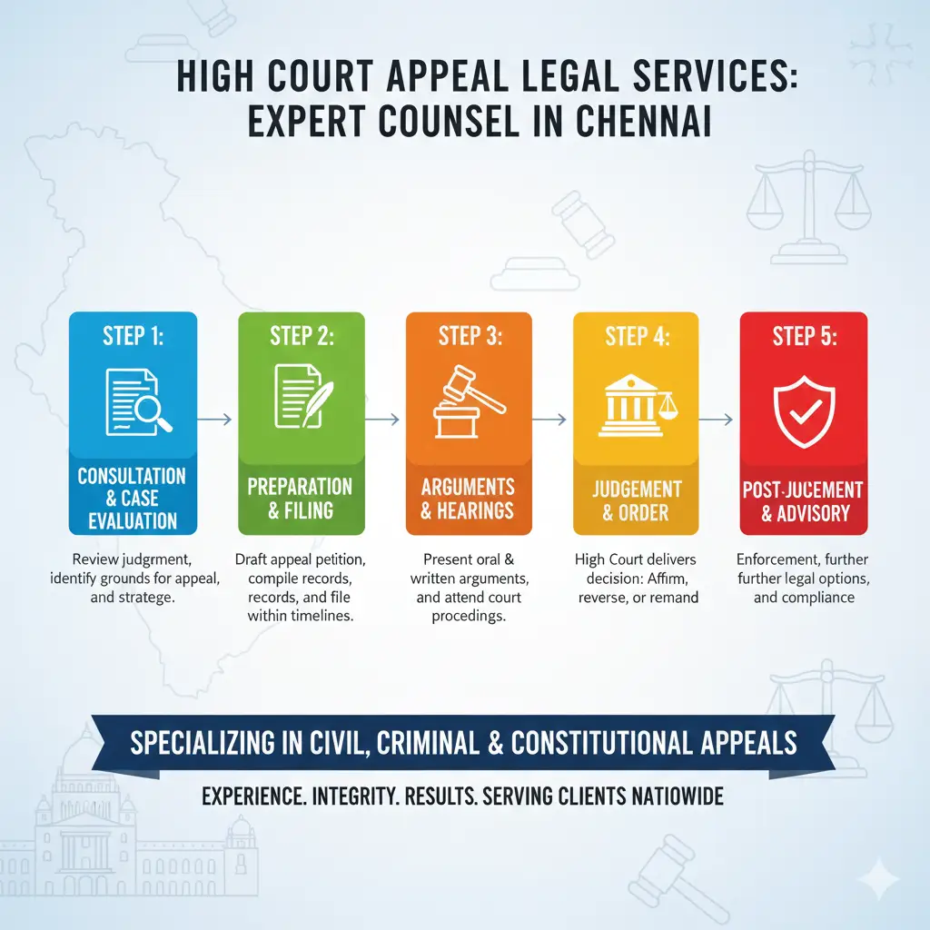 High Court Appeal Legal Services: Expert Counsel in Chennai
