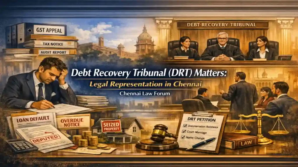 Debt Recovery Tribunal (DRT) Matters: Legal Representation in Chennai