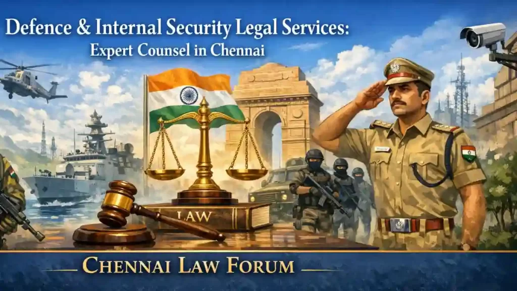Defence & Internal Security Legal Services: Expert Counsel in Chennai