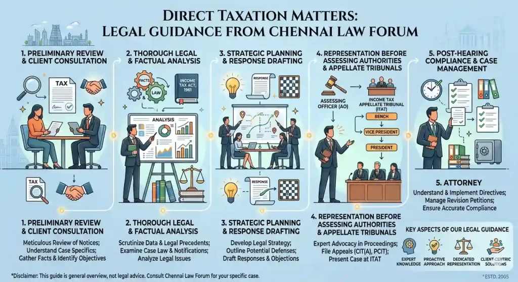 Direct Taxation Matters: Legal Guidance from Chennai Law Forum