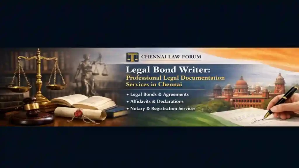 Legal Bond Writer: Professional Legal Documentation Services in Chennai