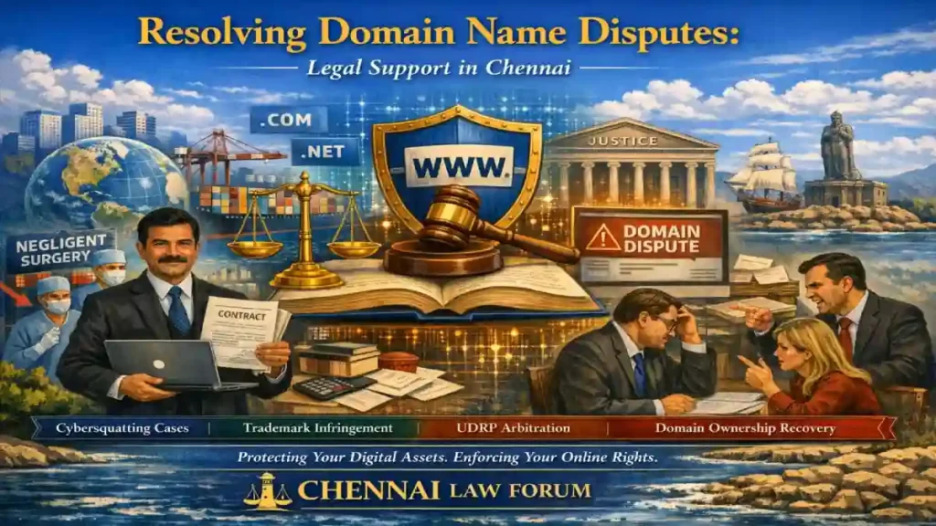 Resolving Domain Name Disputes: Legal Support in Chennai