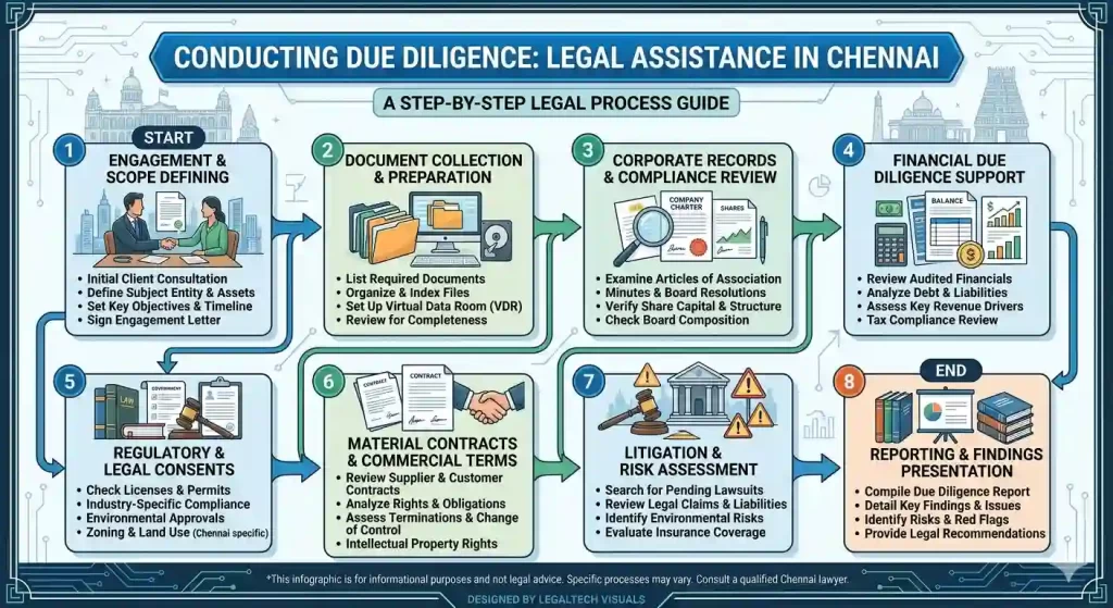 Conducting Due Diligence: Legal Assistance in Chennai