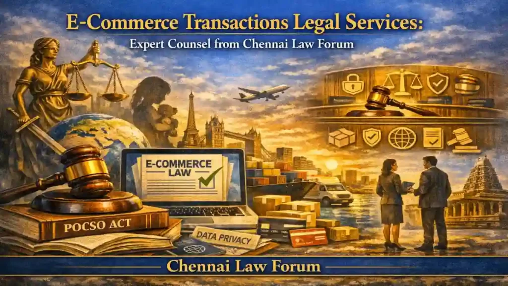 E-Commerce Transactions Legal Services: Expert Counsel from Chennai Law Forum