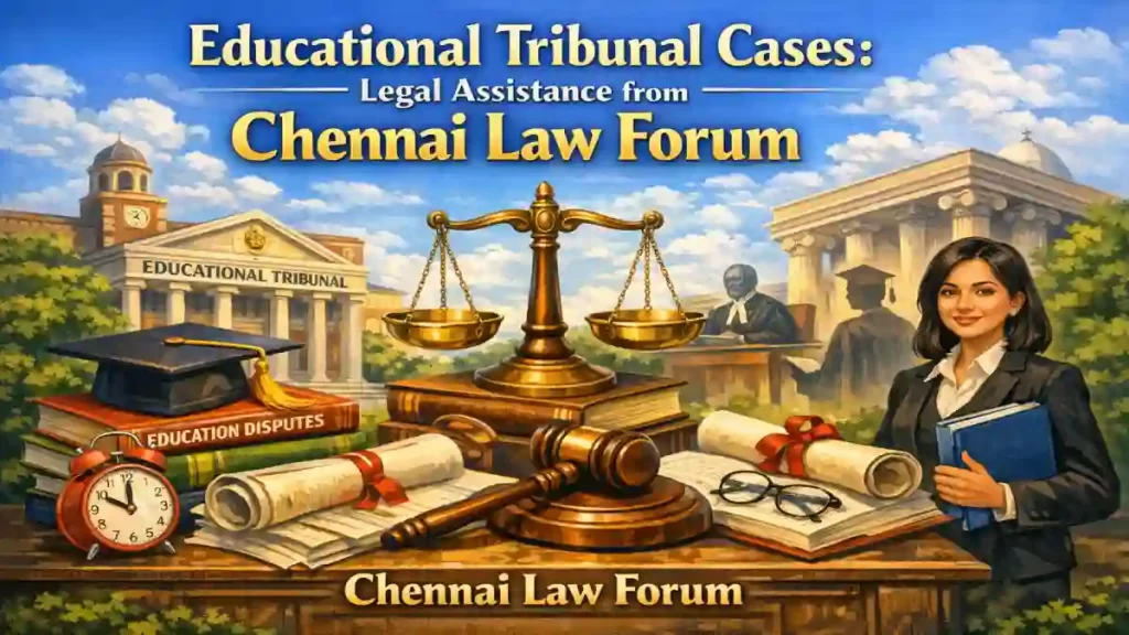 Educational Tribunal Cases: Legal Assistance from Chennai Law Forum