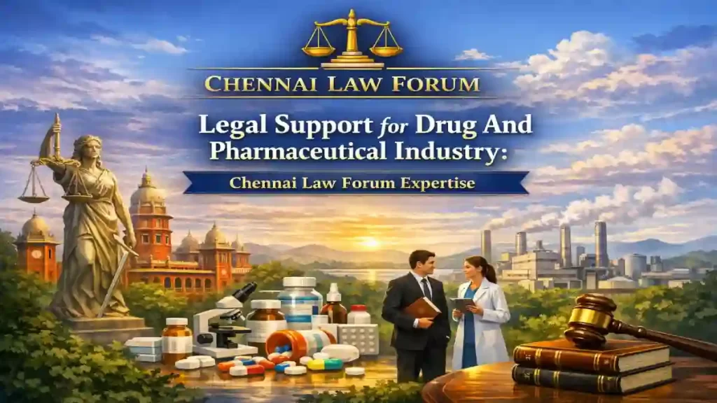 Legal Support for Drug And Pharmaceutical Industry: Chennai Law Forum Expertise