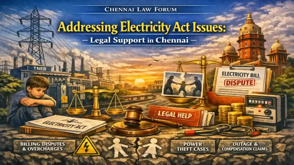 Addressing Electricity Act Issues: Legal Support in Chennai