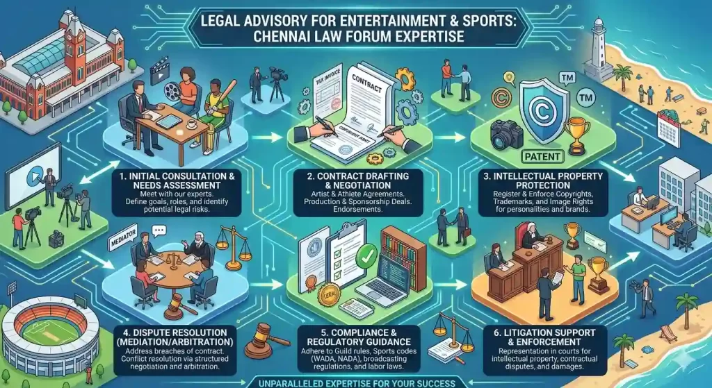 Legal Advisory for Entertainment & Sports: Chennai Law Forum Expertise