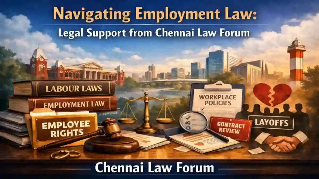 Navigating Employment Law: Legal Support from Chennai Law Forum