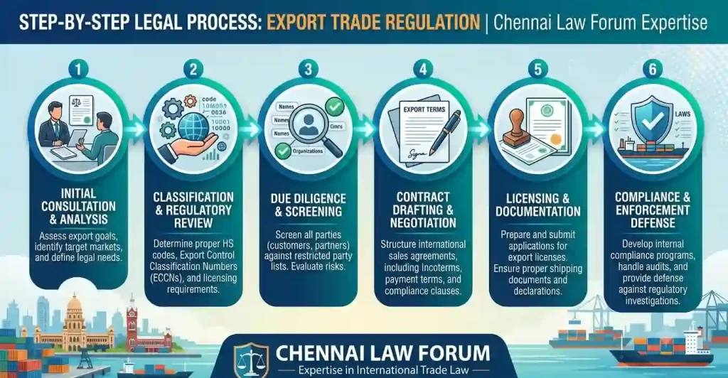 Legal Assistance for Export Trade Regulation: Chennai Law Forum Expertise