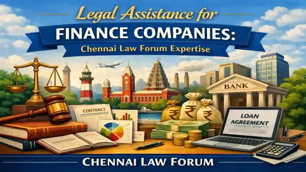 Legal Assistance for Finance Companies: Chennai Law Forum Expertise