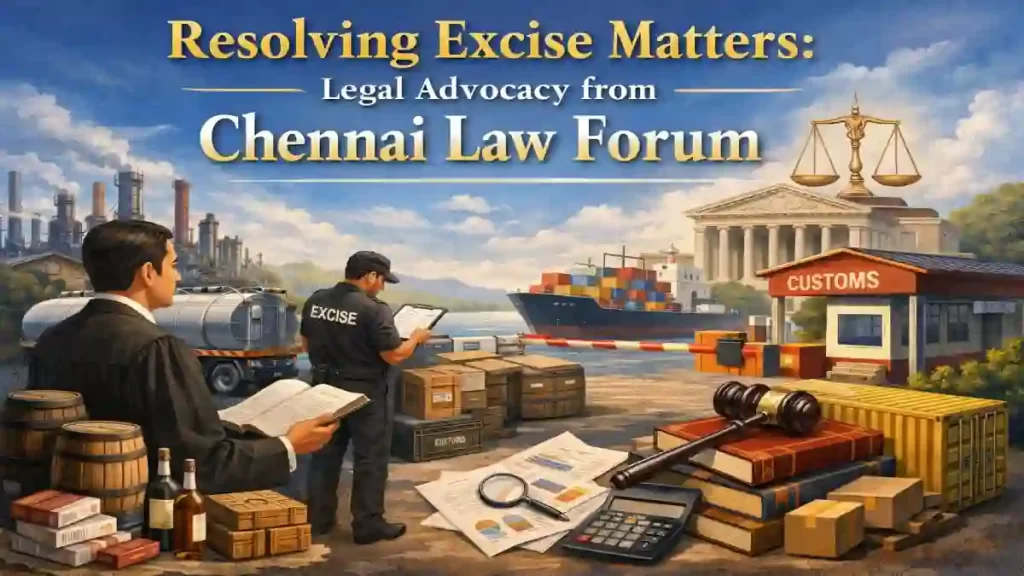 Resolving Excise Matters: Legal Advocacy from Chennai Law Forum