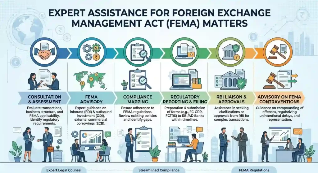 Expert Assistance for Foreign Exchange Management Act (FEMA) Matters