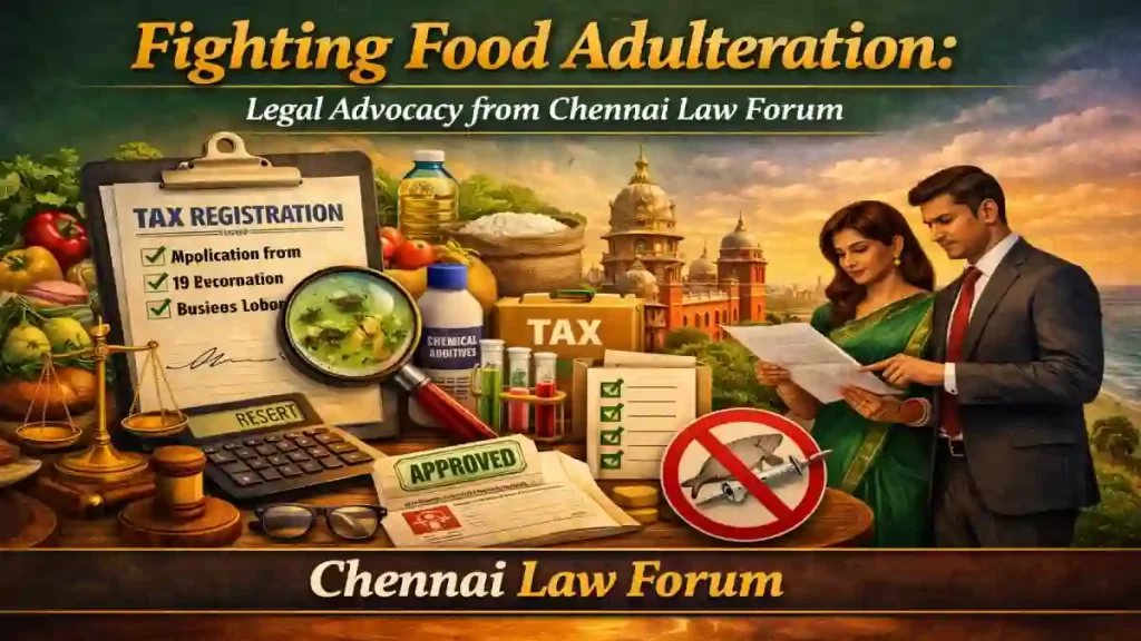 Fighting Food Adulteration: Legal Advocacy from Chennai Law Forum