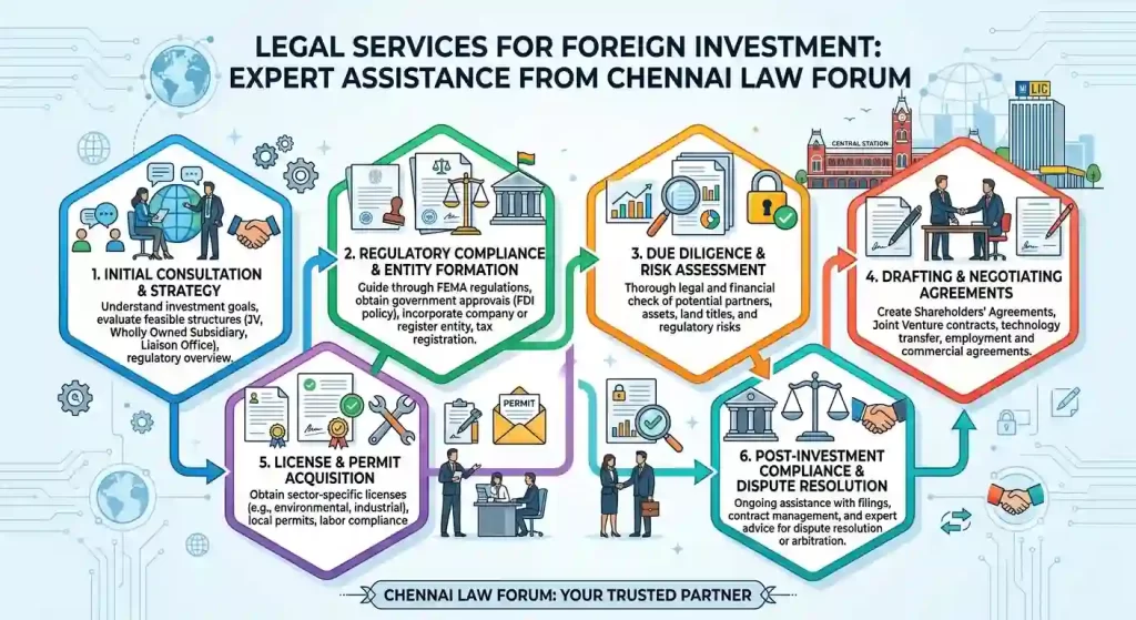 Legal Services for Foreign Investment: Expert Assistance from Chennai Law Forum