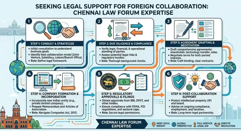 Seeking Legal Support for Foreign Collaboration: Chennai Law Forum Expertise