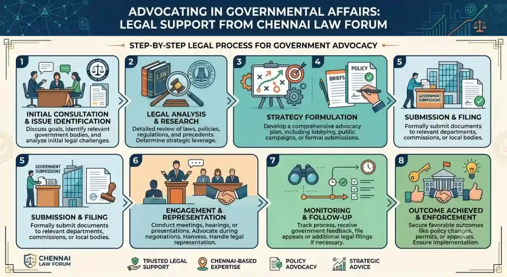 Advocating in Governmental Affairs: Legal Support from Chennai Law Forum