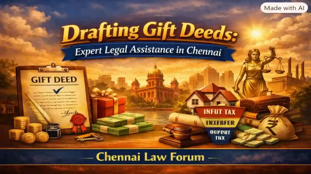 Drafting Gift Deeds: Expert Legal Assistance in Chennai