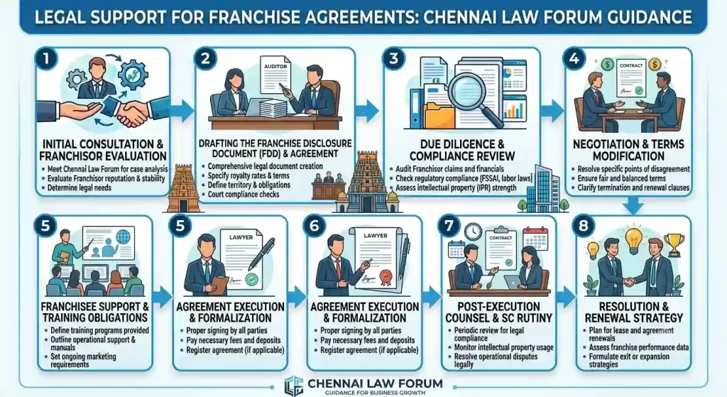 Legal Support for Franchise Agreements: Chennai Law Forum Guidance