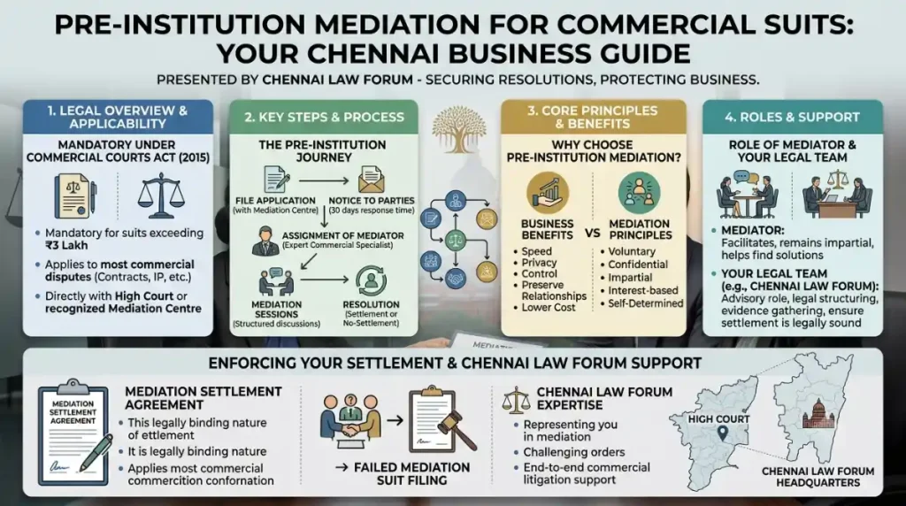 Resolving Business Disputes Early a Chennai Entrepreneurs Guide to Pre institution Mediation